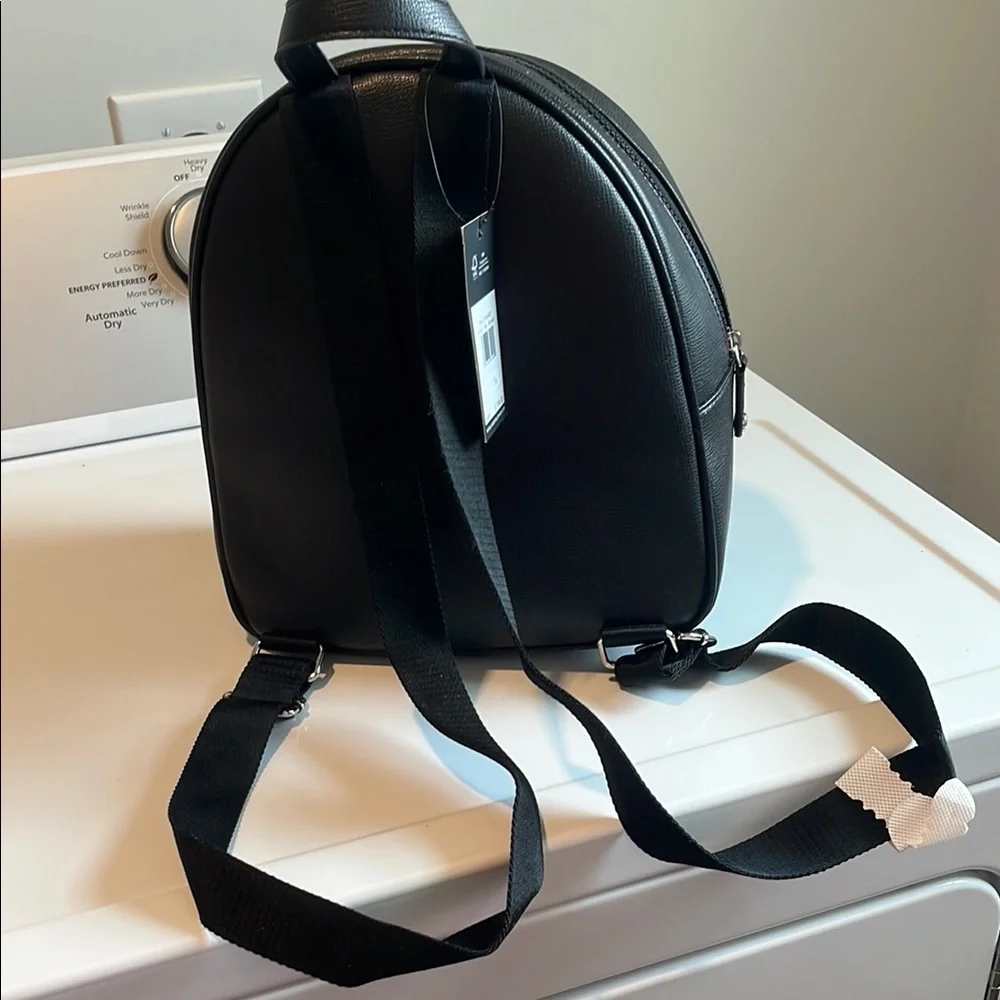 Karl Lagerfeld Black and White Fashion Backpack